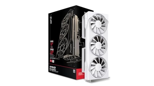 XFX Swift AMD Radeon RX 9060 XT OC White Gaming Edition with 8GB GDDR6 HDMI 2xDP, AMD RDNA 4 RX 9060XT RX-96TSW8GWQ