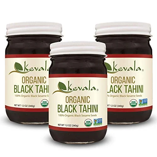 Kevala Organic Black Sesame Tahini 12oz (3 Pack)