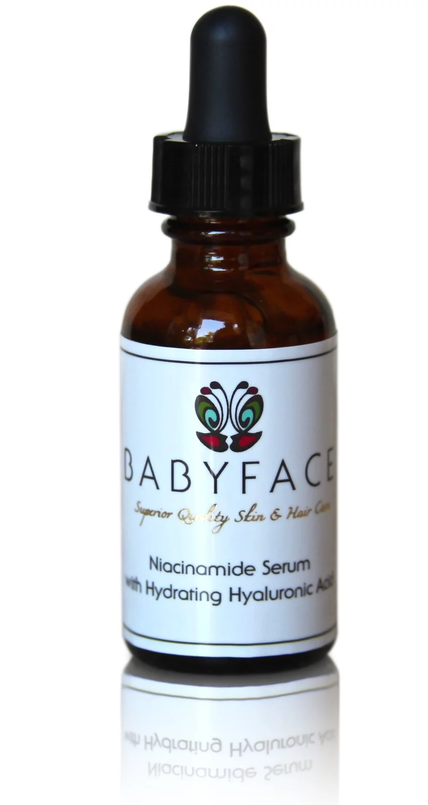 Babyface Niacinamide Serum, 6% Anti-Aging Formula, 1.3 oz.
