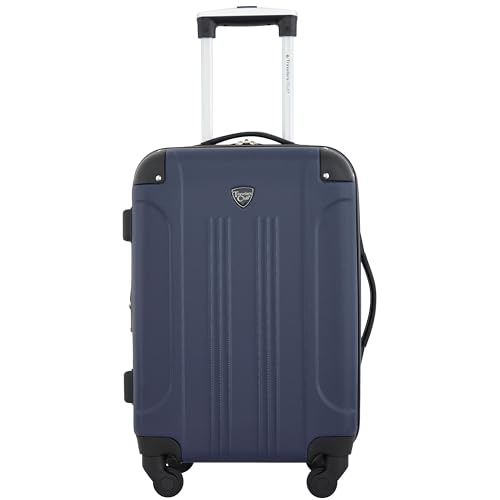 Travelers Club Chicago Hardside Expandable Spinner Luggage, Teal, 20