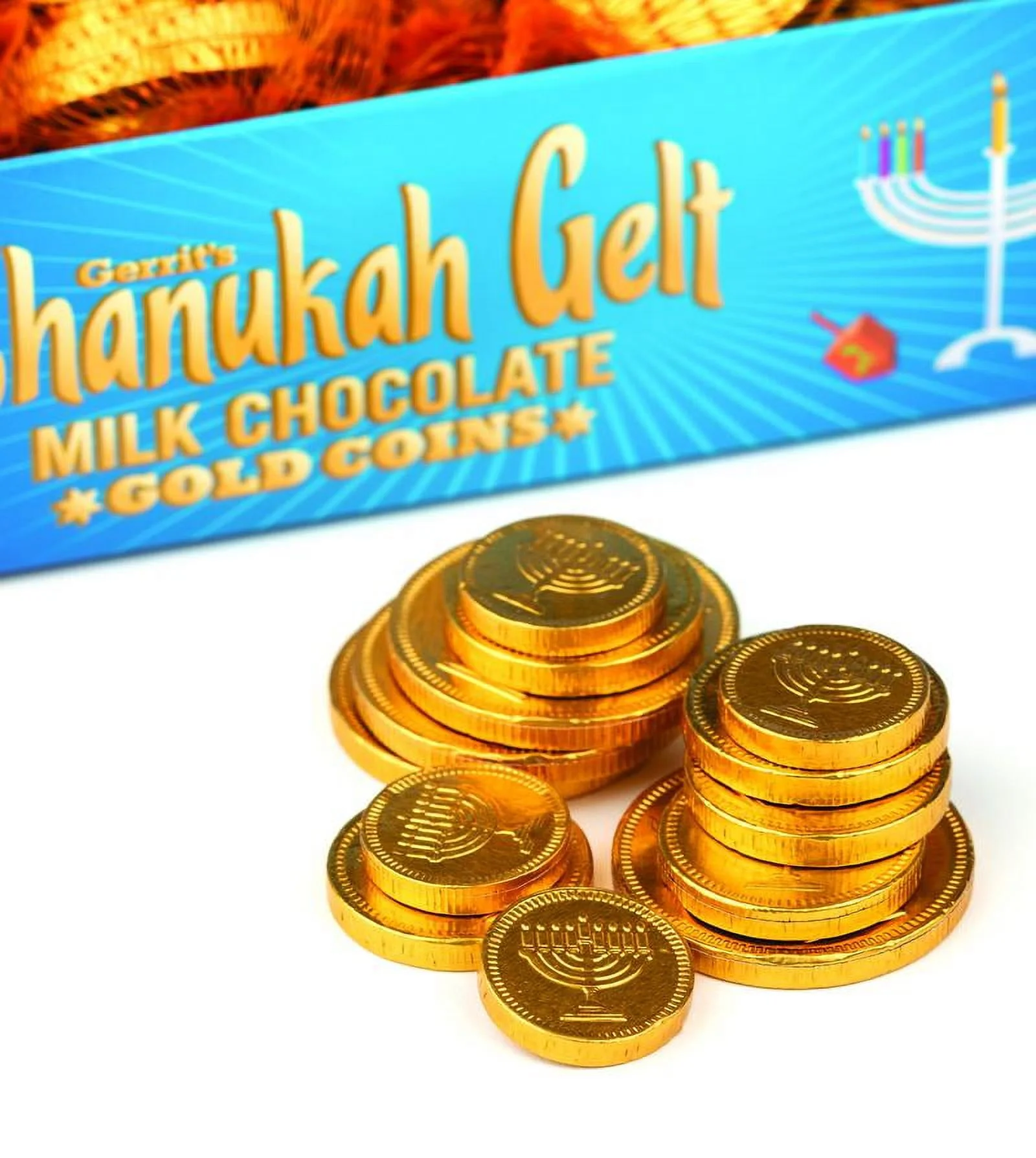 Fort Knox Milk Chocolate Chanukah Gelt - 1.5 oz