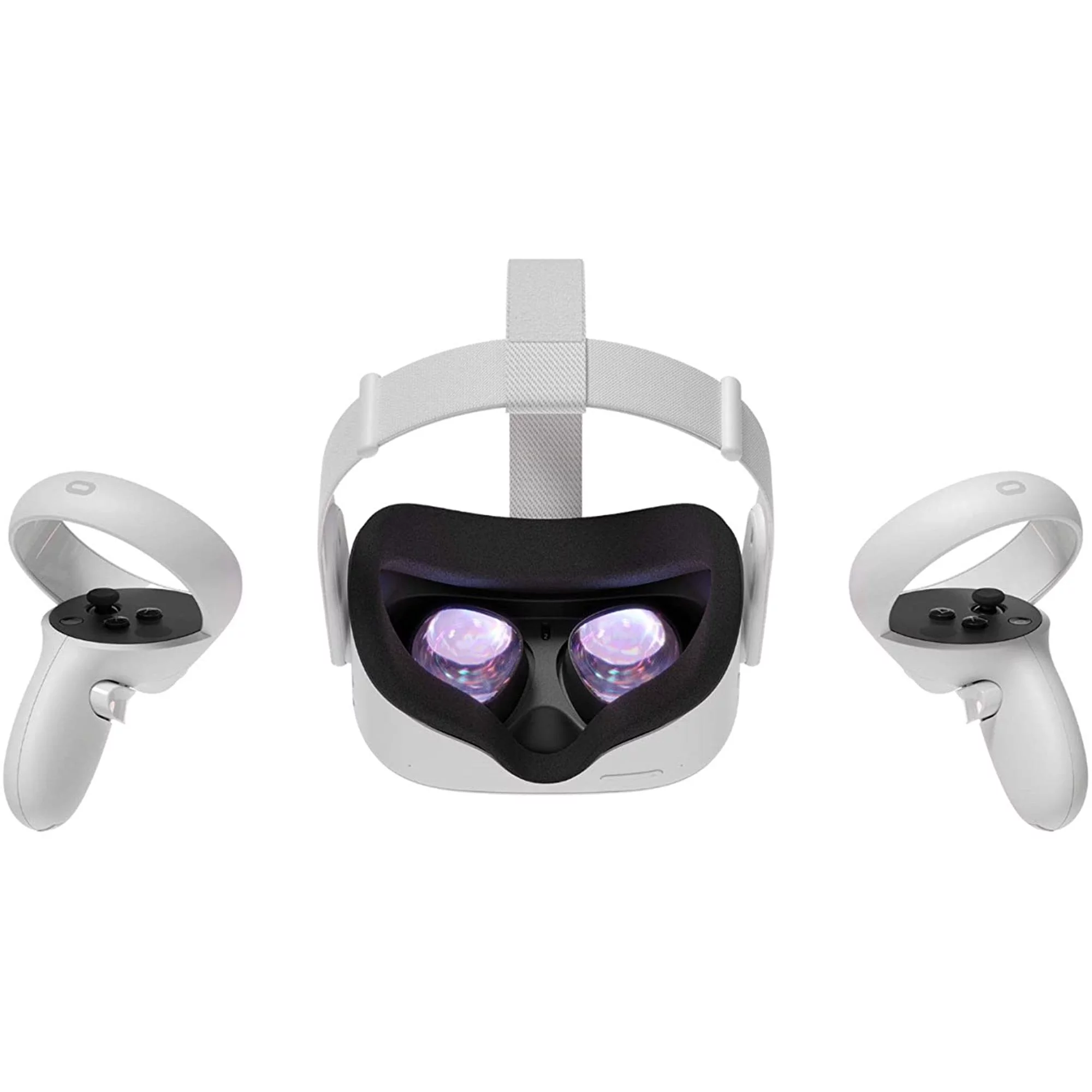 Newest Oculus Quest 2 - All-In-One VR Headset - 256 GB Gaming Headset with  1 Pair of Silicone Controller Grip Cover