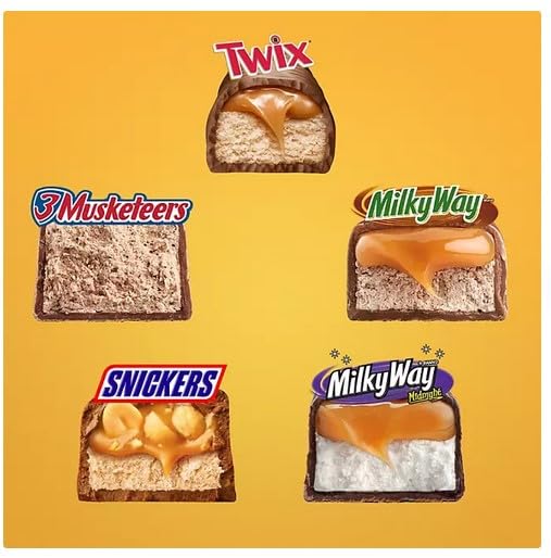 Generic Assorted Bulk Chocolate Mix - (1 Pound) - Fun Size Candy Bar Variety Pack - Chocolate Candy Variety Pack - Gift box for Birthday Party- Aprox 1lbs