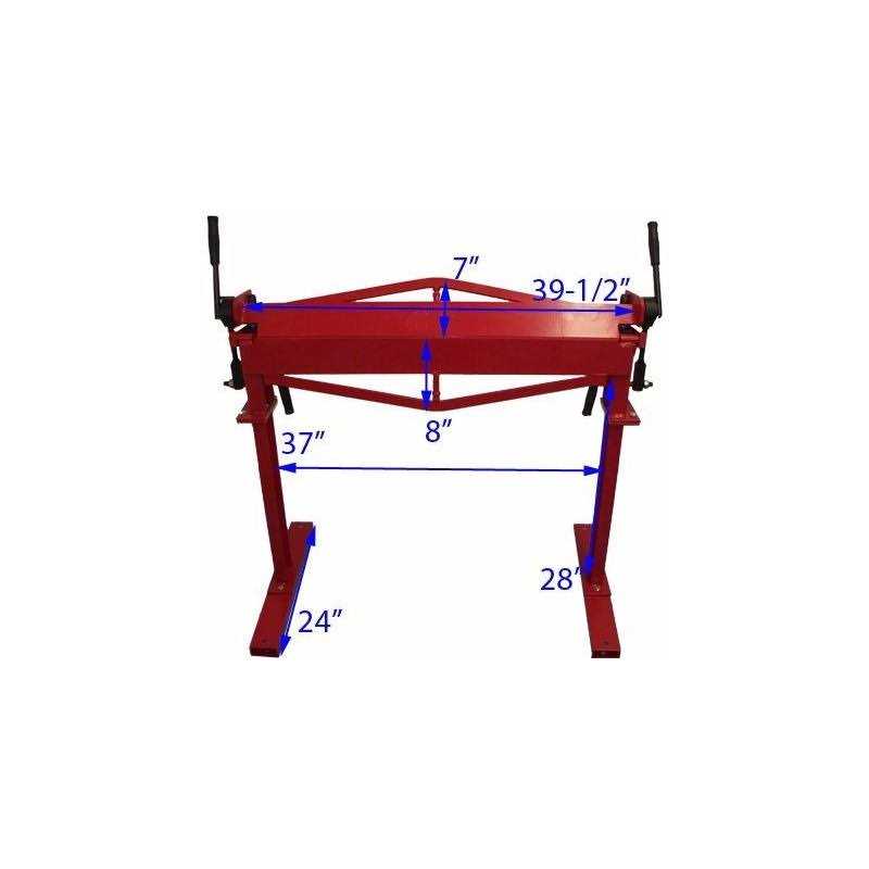 Central Machinery 36 in. Bending Brake with Stand Hardware