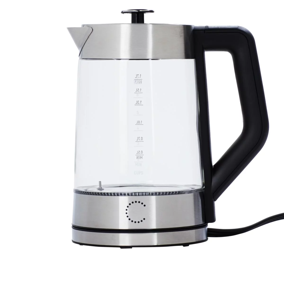 Curtis Stone 1.7 Liter 1500W Electric Glass Kettle Open Box