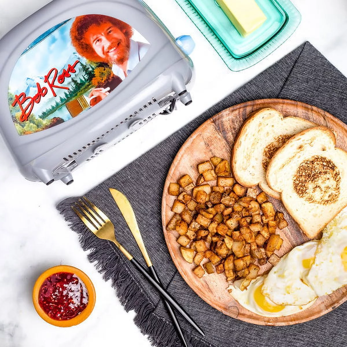 Uncanny Brands Bob Ross Toaster