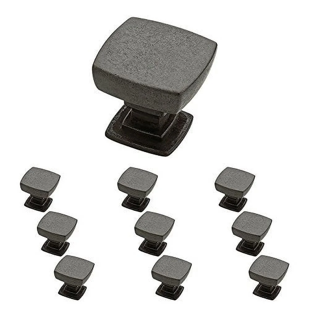 franklin brass p29542k-si-b soft iron webber kitchen cabinet hardware knob with 1-1/8-inch diameter, 10 pack