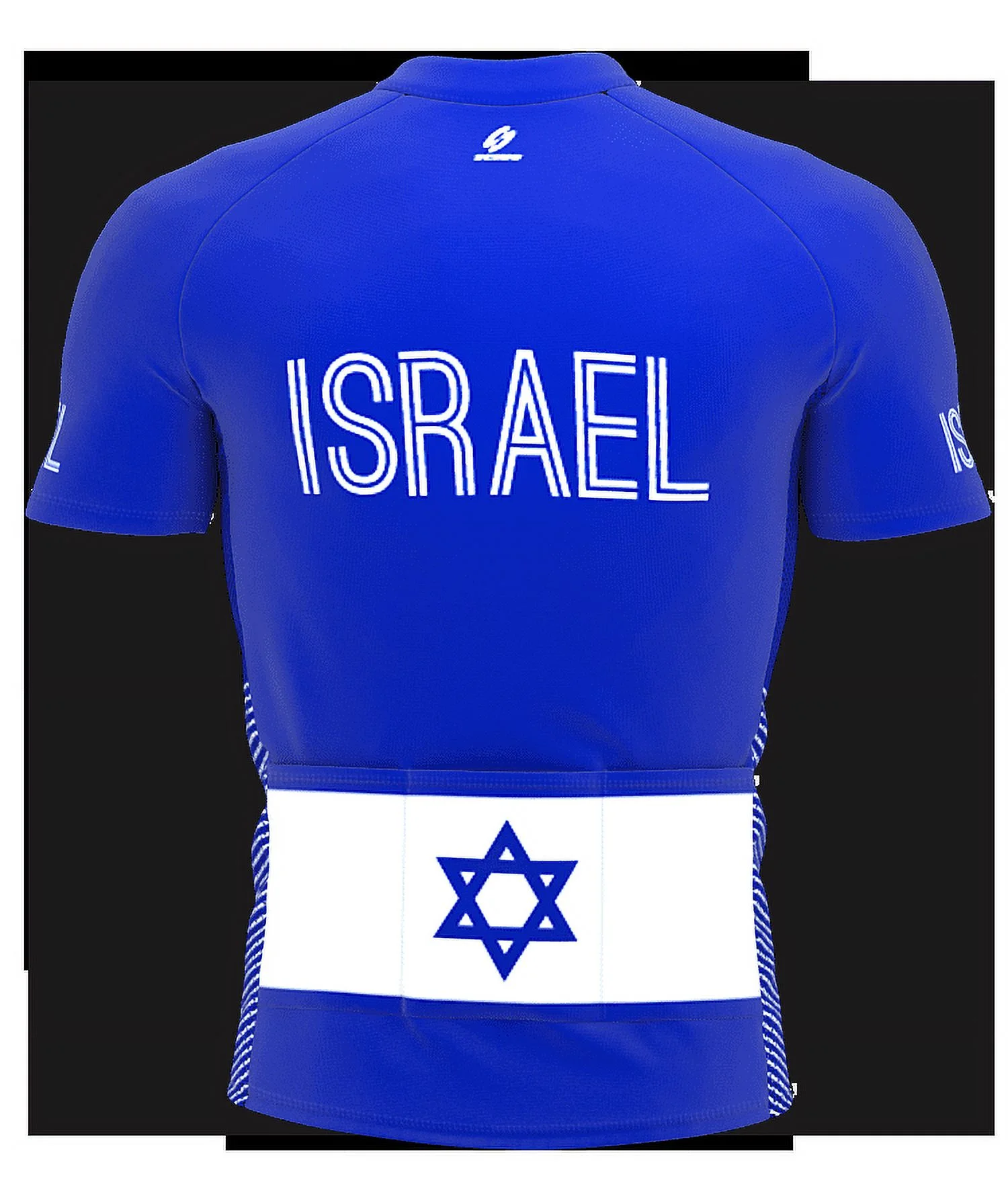 Israel Full Zipper Bike Short Sleeve Cycling Jersey  for Men - Size XS
