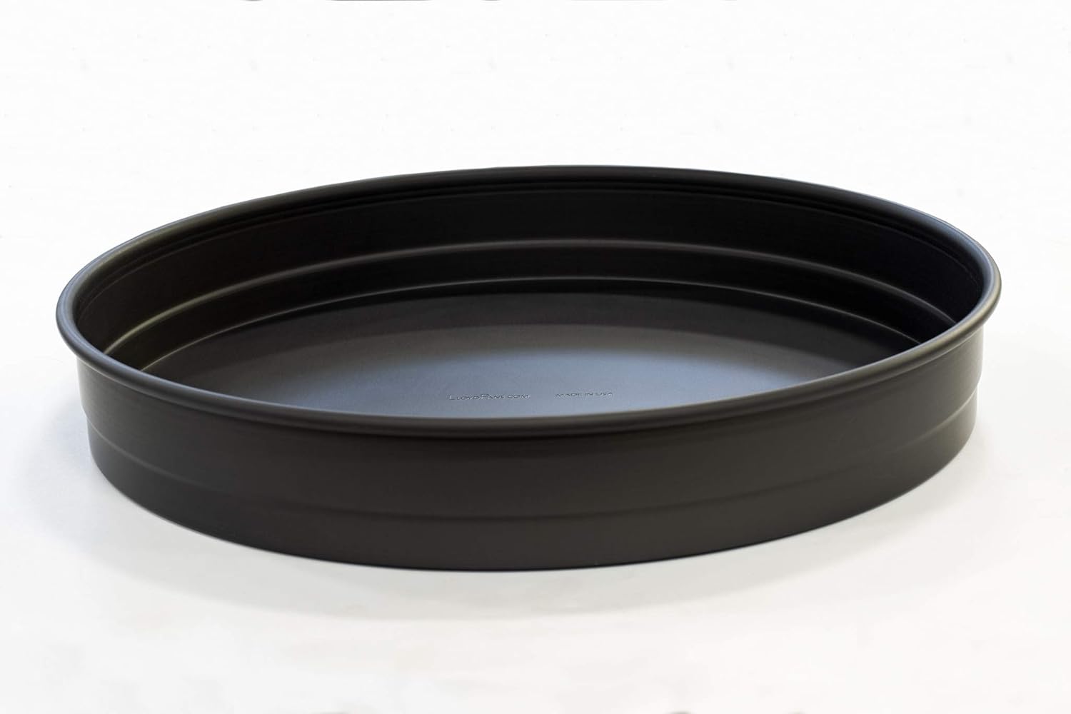 LloydPans Chicago Style Deep Dish Stacking Pizza Pans, Pre-Seasoned Tuff Kote (1, 14 X 2.25 inch)