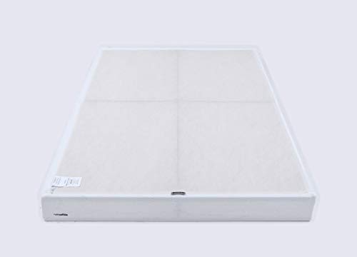 Amazon Basics Smart Box Spring Bed Base, 7-Inch Height Mattress Foundation, Tool-Free Easy Assembly, Queen, 79