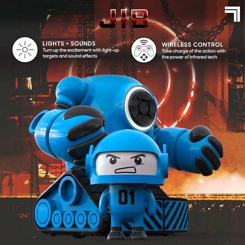 Sharper Image® Mecha Rivals Remote Control Battle Robots, Two-Player Wireless Fighting Set with Lights and Sounds