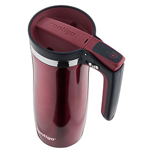 Contigo Handled AUTOSEAL Stainless Steel Travel Mug with Easy-Clean Lid 16 oz.