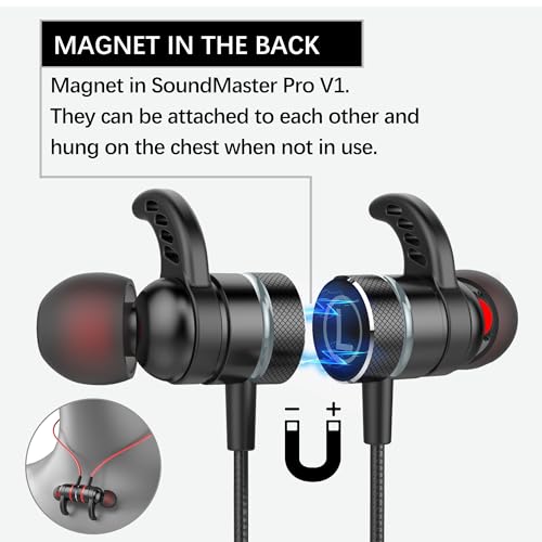 SoundMaster Pro V1 - Gaming Earphones with Dual Audio Drivers,Battle Buds,in-Line Mic with Mute and Volume Control, Compatible with Xbox Series,PS5,PS4,Switch,Pc with 3.5mm