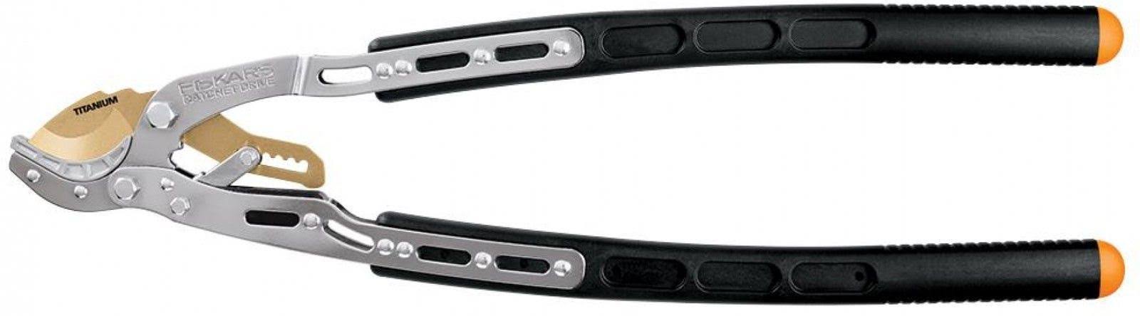 Fiskars 2 in. Cut Capacity Titanium Coated Steel Blade, 24 in. Anvil Ratcheting Lopper