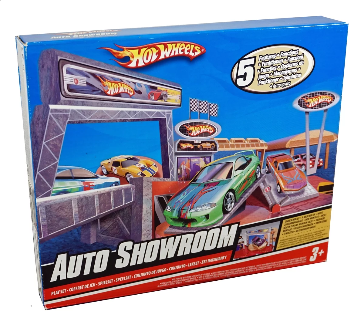Hot Wheels Auto Showroom Playset - Display Stand Car Lift
