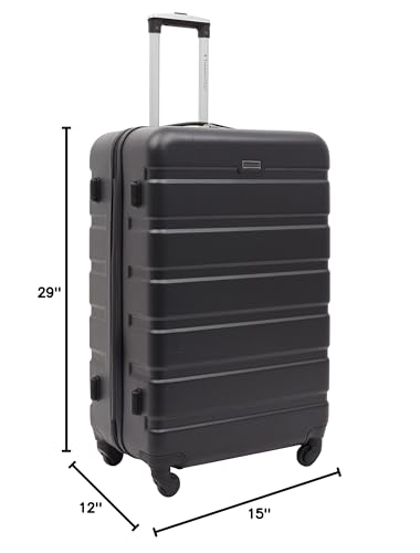 Travelers Club Harper Luggage, Black, 20-Inch Carry-On