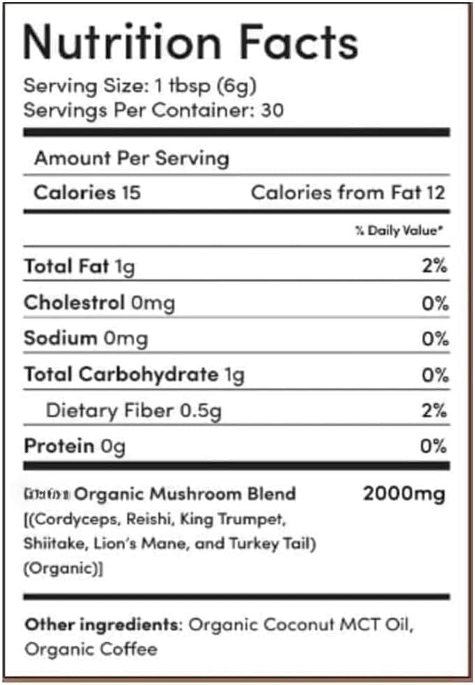 Mushroom Coffee | Organic Mushroom Coffee | Good Organic Supplement | 60 Servings (2 Pack)