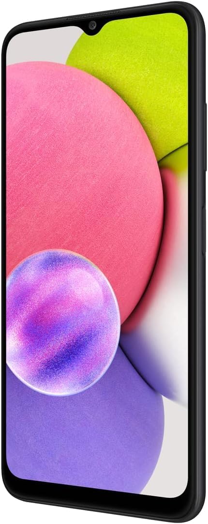 SAMSUNG Galaxy A03s Cell Phone, Verizon/Unlocked Android Smartphone, 32GB, 3 Camera Lenses, Infinity Display Screen, Long Battery Life, Expandable Storage, US Version, Black (Renewed)