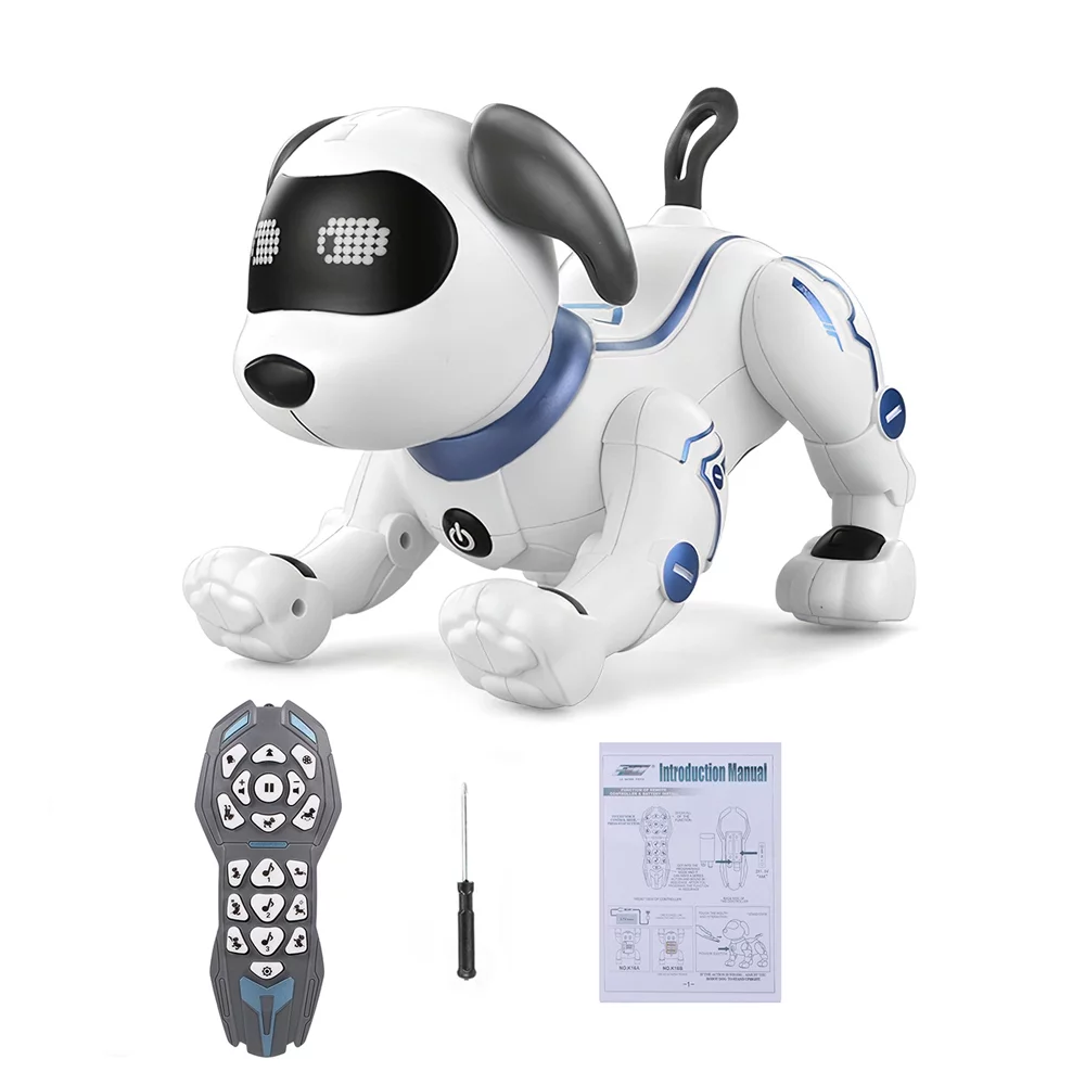 LE NENG Remote Control Robotic Dog Toy for Kids, Interactive & Smart Dancing Programmable Robot Puppy Toy Electronic Pets with Light and Sound for Kids Boys Girls Age 6, 7, 8, 9, 10 and Up Years Old
