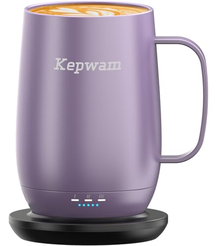 Heated Coffee Mug T2-Plus, 20oz Leading Large Capacity Self Heating Coffee Mug, Up to 8 Hrs Battery & Hot Up to 149℉, Smart Coffee Mug for Women, Men