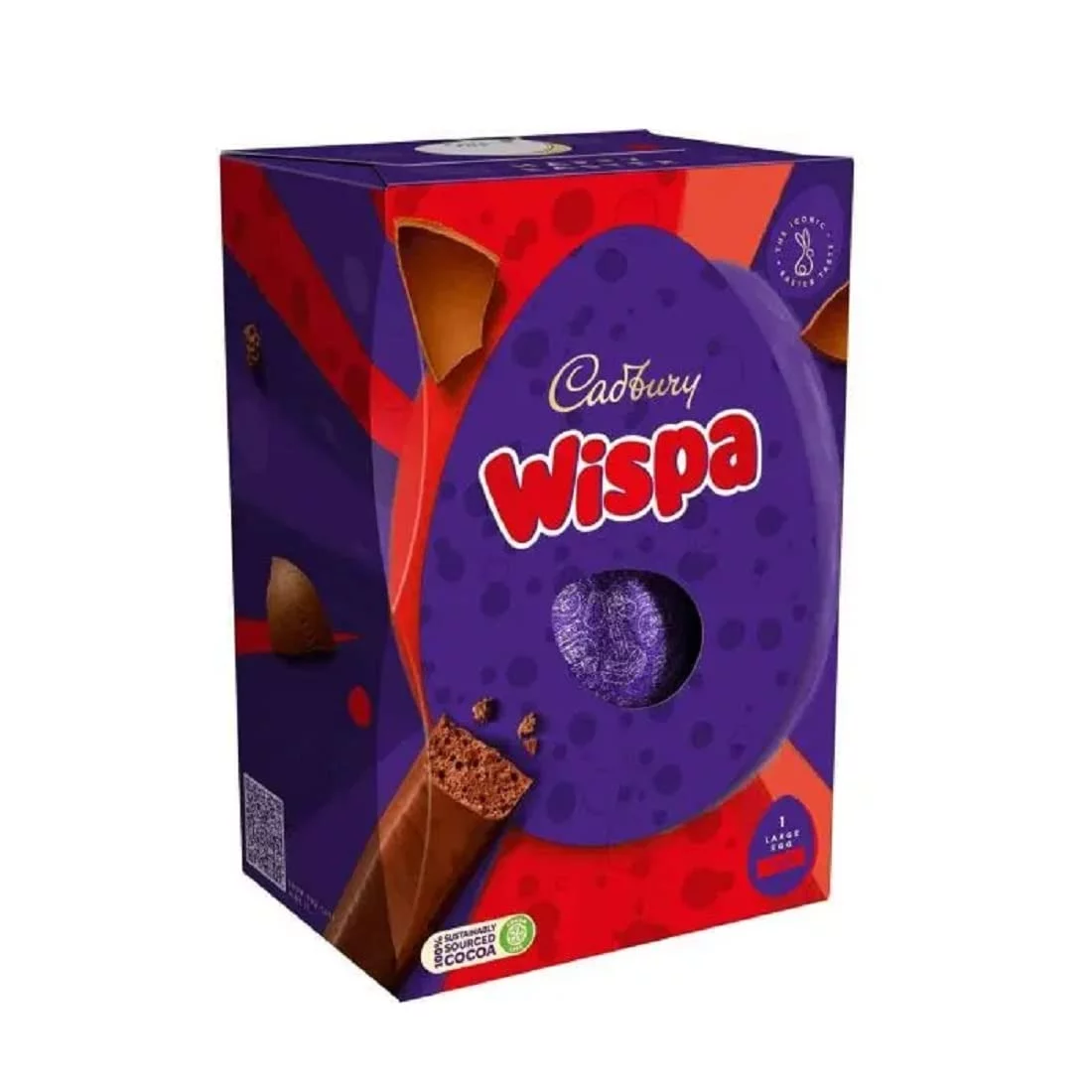 Cadbury Wispa Large Easter Chocolate Egg 224G