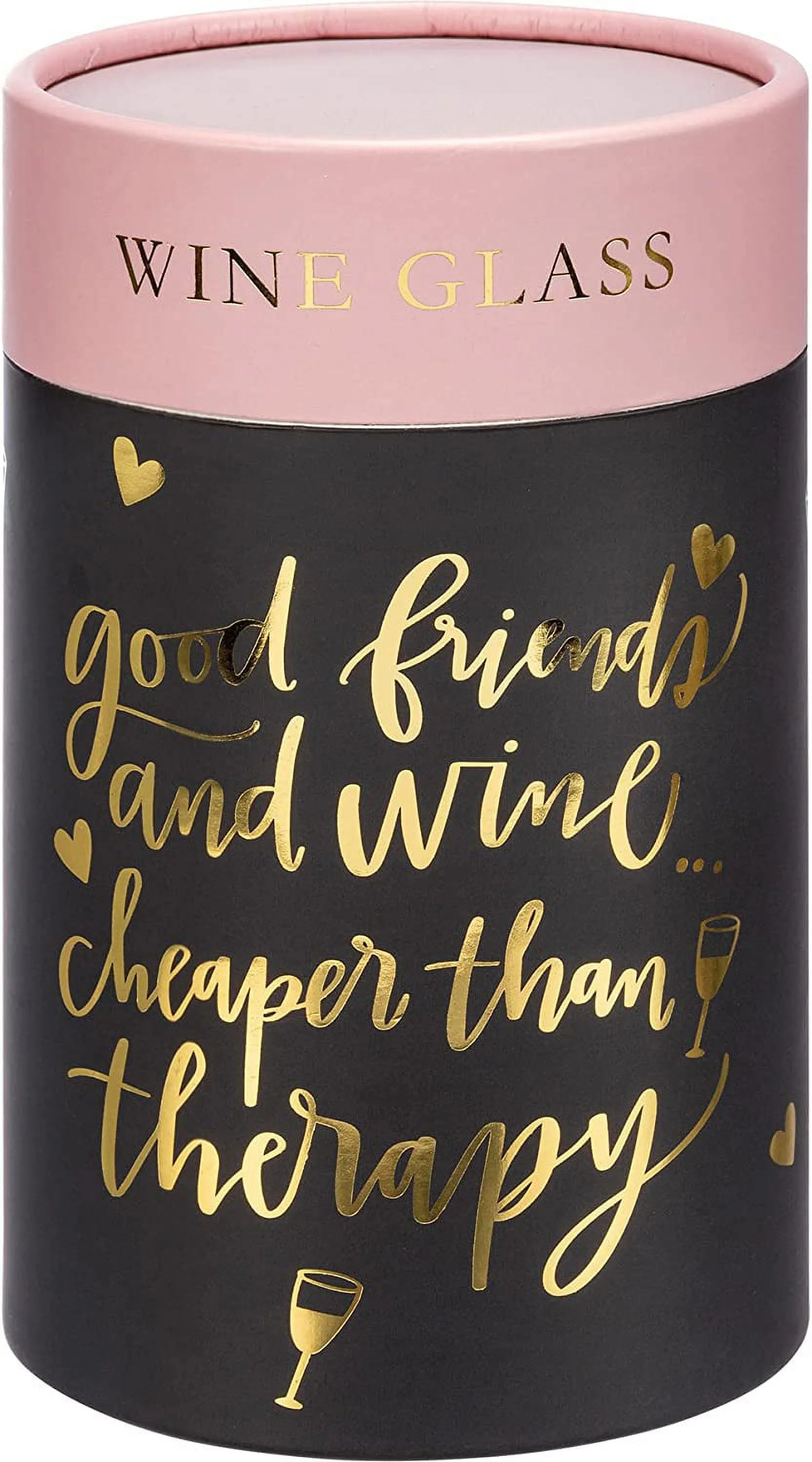 Wine Glass - Good Friends And Wine