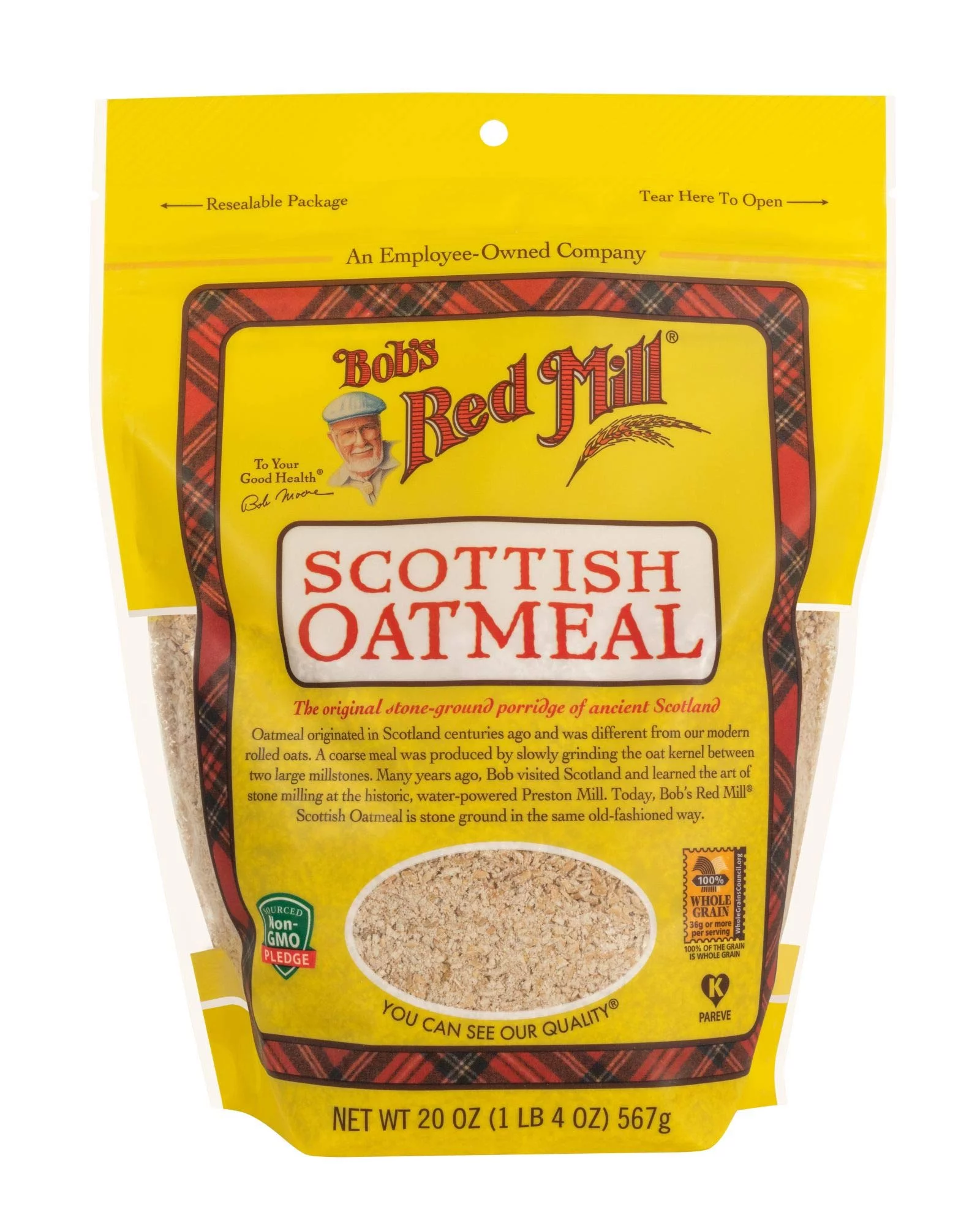 Bob,S Red Mill Scottish Oatmeal, 20-Ounce (Pack Of 4)
