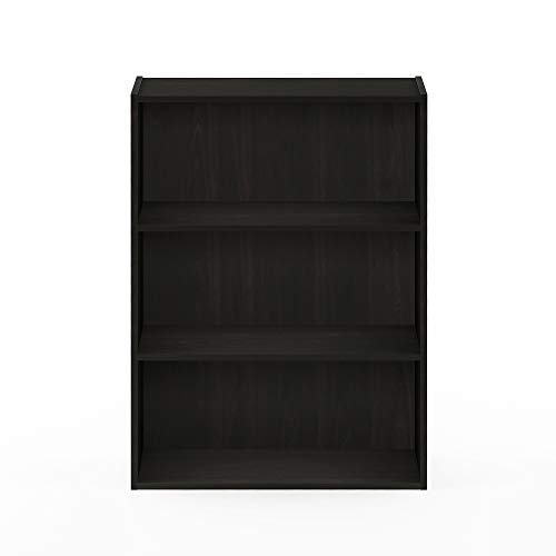 Furinno Pasir 3-Tier Open Shelf Bookcase, Americano
