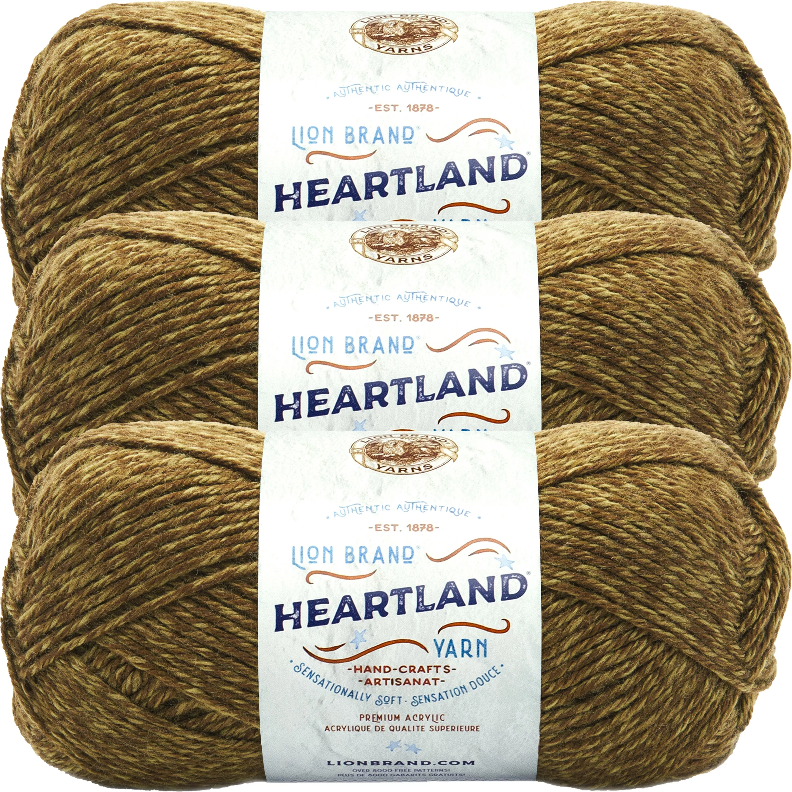 Lion Brand Heartland Yarn-Joshua Tree, Multipack Of 3
