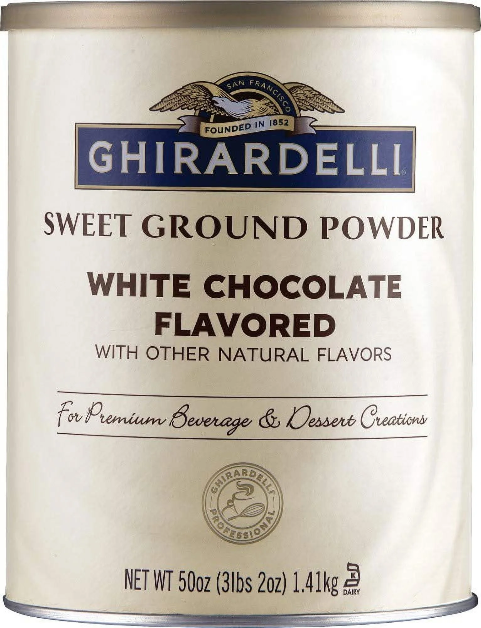 Ghirardelli Chocolate Sweet Ground White Chocolate Flavor Beverage Mix