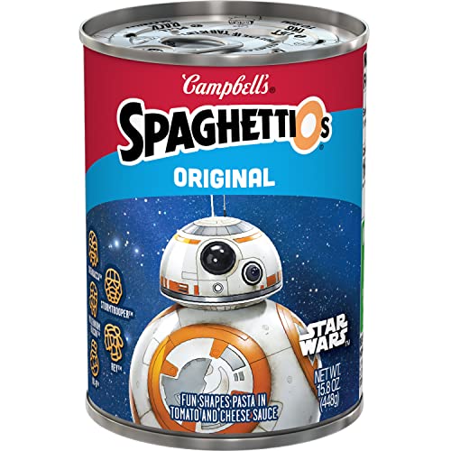 SpaghettiOs Original Star Wars Shaped Canned Pasta, 15.8 oz Can (Pack of 6)
