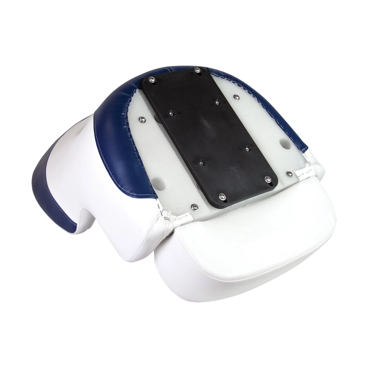 Wise 3315-1773 Baja Bucket Seat with Flip Up Bolster - Brite White, Marble Grey & Midnight Navy