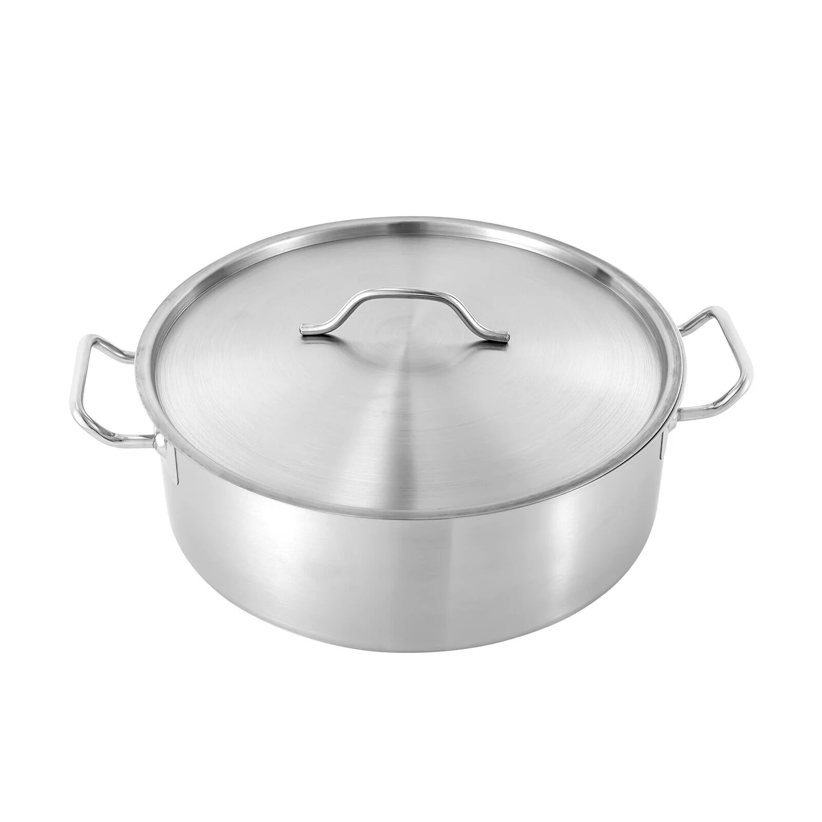 11 Quart Kitchen Stainless Steel Stockpot Widened and Deepened Pot Large Soup Cookware with Lid