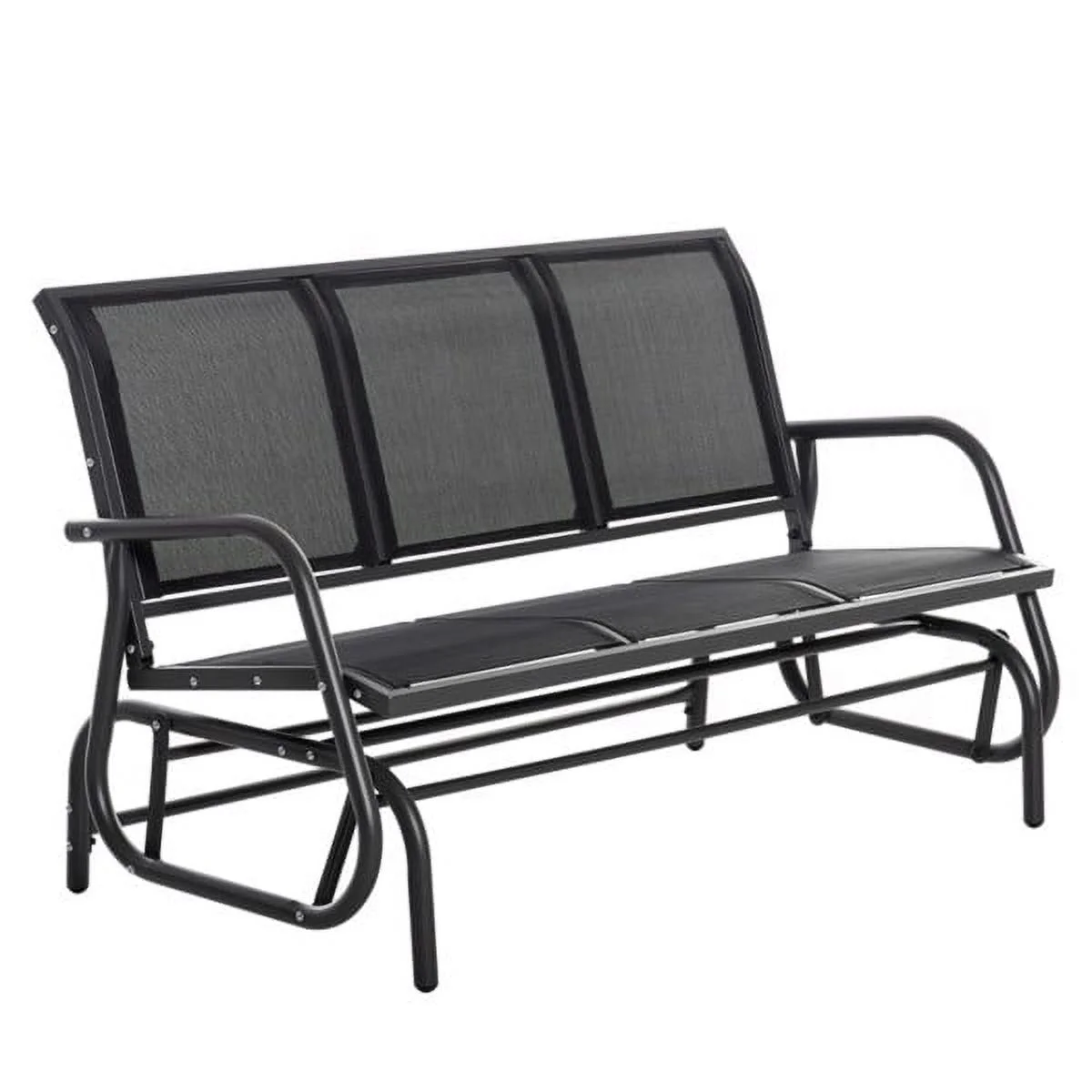 SYTHERS Outdoor Patio Gliding Chair for 3 Person, Glider Bench Rocking Chair, Maximum Load 660 lbs