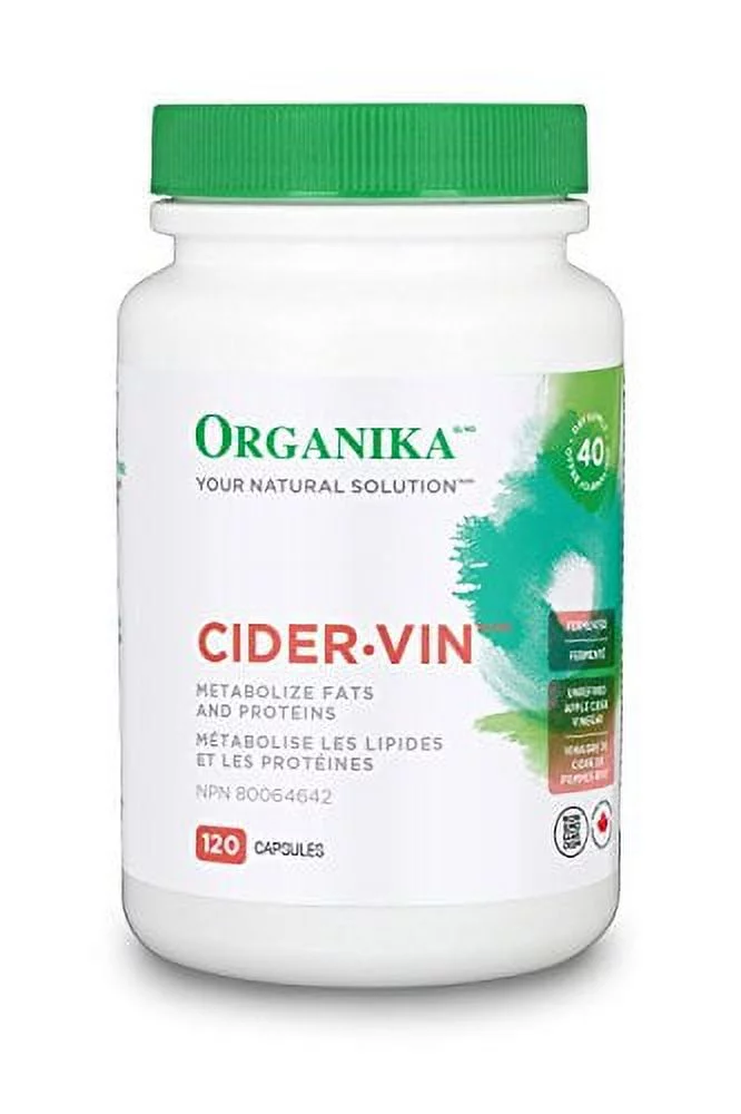 ORGANIKA Apple Cider Vinegar, 120 CT