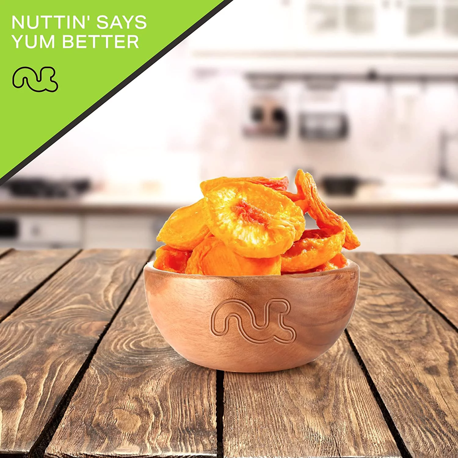 Sun Dried California Peaches, No Sugar Added 32oz by Nut Cravings