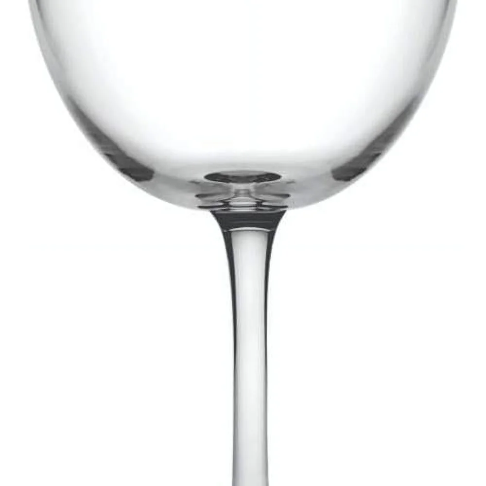 Voglia 20 Ounce Gin Balloon Glasses, Set Of 6 Crystal Red Wine Glasses - Laser-Cut Rim, Dishwasher-Safe, Fine-Blown Crystal Large Wine Glasses, For White Or Red Wines Or Sangria