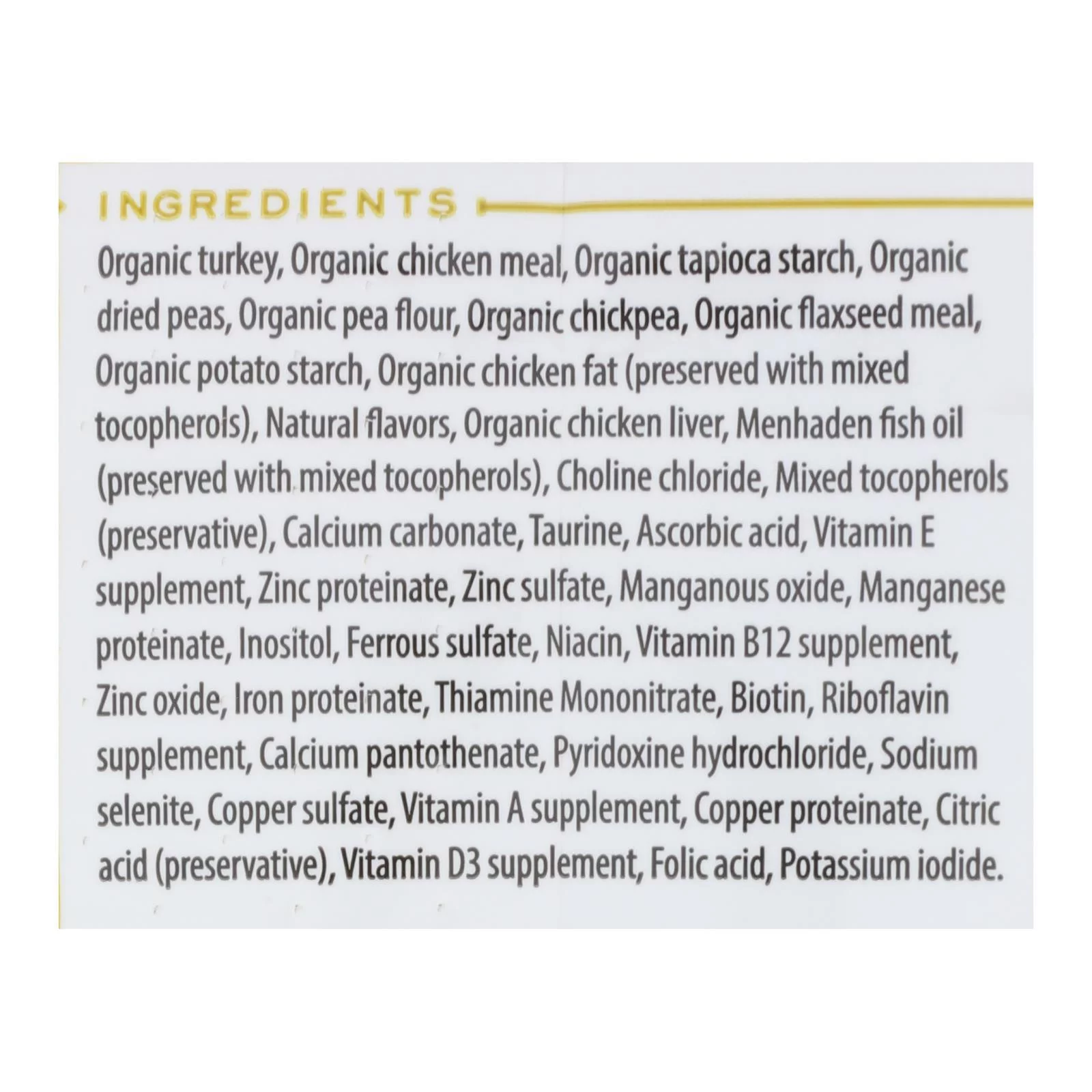 Tender & True Cat Food, Turkey And Liver - Case of 6 - 3 LB