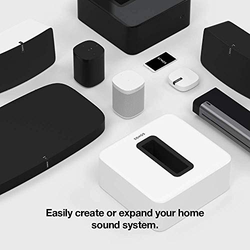 Sonos One (Gen 2) - Voice Controlled Smart Speaker with Amazon Alexa Built-In - White, Model:ONEG2US1