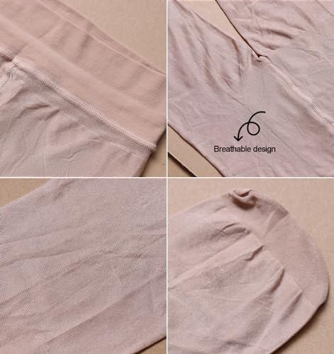 HTRUIYA Women's Oil Shiny Pantyhose High Stretch Dance Slik Tights High Waist Shimmer Pantyhose 60D