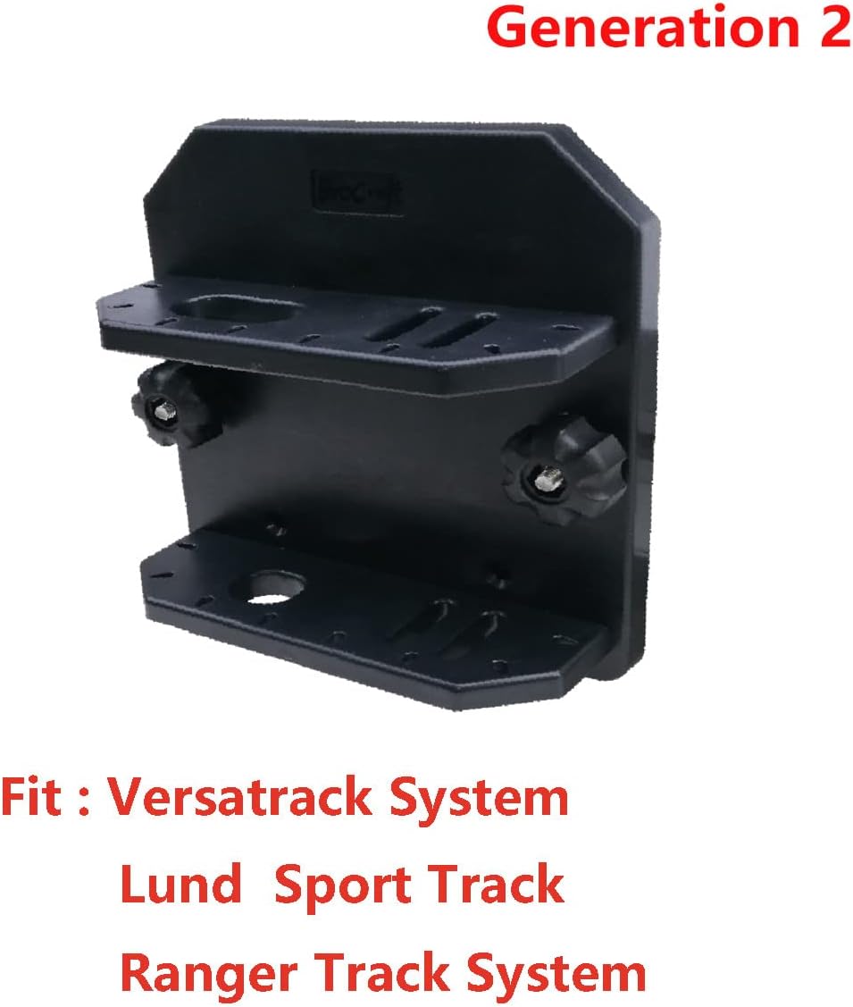 Brocraft 90 Degree Boat Track System Tool Holder/Knife and Plier Holder Rig Holder For Versatrack Track/Lund Sport Track Tool Holder