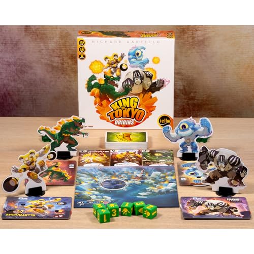 IELLO: King of Monster Island - Strategy Board Game, Sequel of The King of Line, Family Game, Play Cooperatively, Ages 10+, 1-5 Players, 60 Minutes