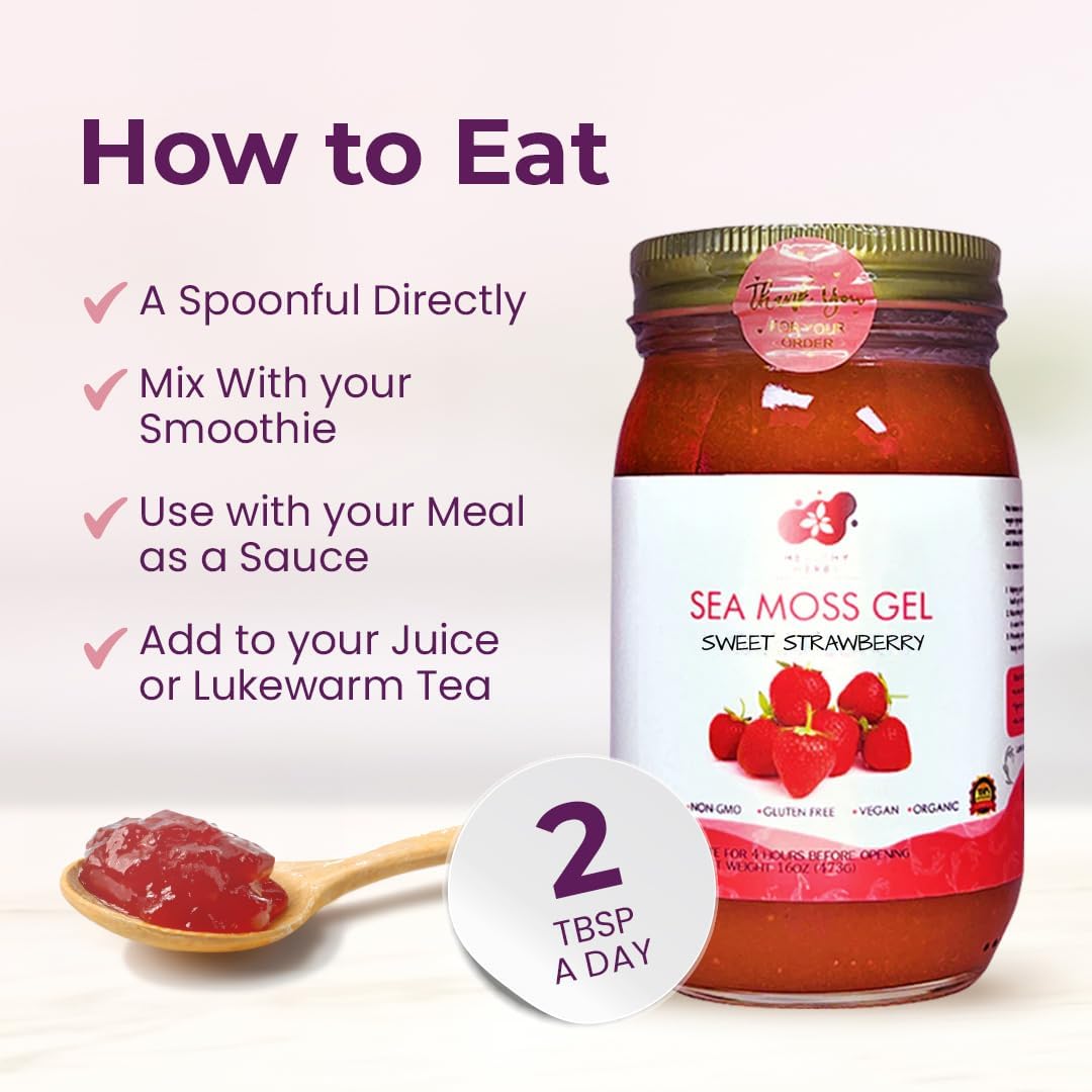 Sea Moss Gel Tropical Goodness Starter Bundle | Made from St Lucia Gold Wild-Harvested Seamoss | Wildcrafted Superfood with 90+ Essential Vitamins & Minerals (3-Pack)