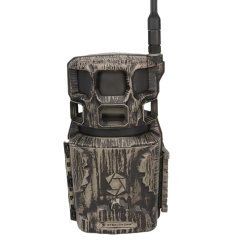 Stealth Cam Revolver 36MP Photo 1080P HD Video at 30 FPS 0.4 Sec Trigger Speed 360-Degree Panoramic View Built-in GPS Hunting Cellular Trail Camera, Verizon and AT&T