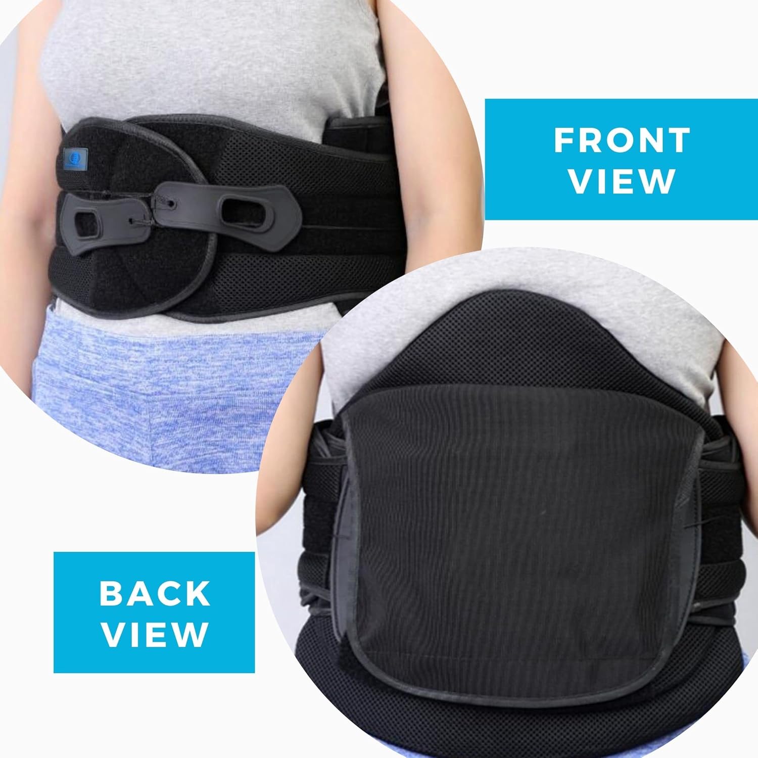 LSO Back Brace for Lower Back Pain Men & Woman Herniated Disc, Scoliosis, Post Surgery & Spine Fractures L0648/ L0631, Sciatica Pain Relief Lumbar Support Medical Grade Back Brace