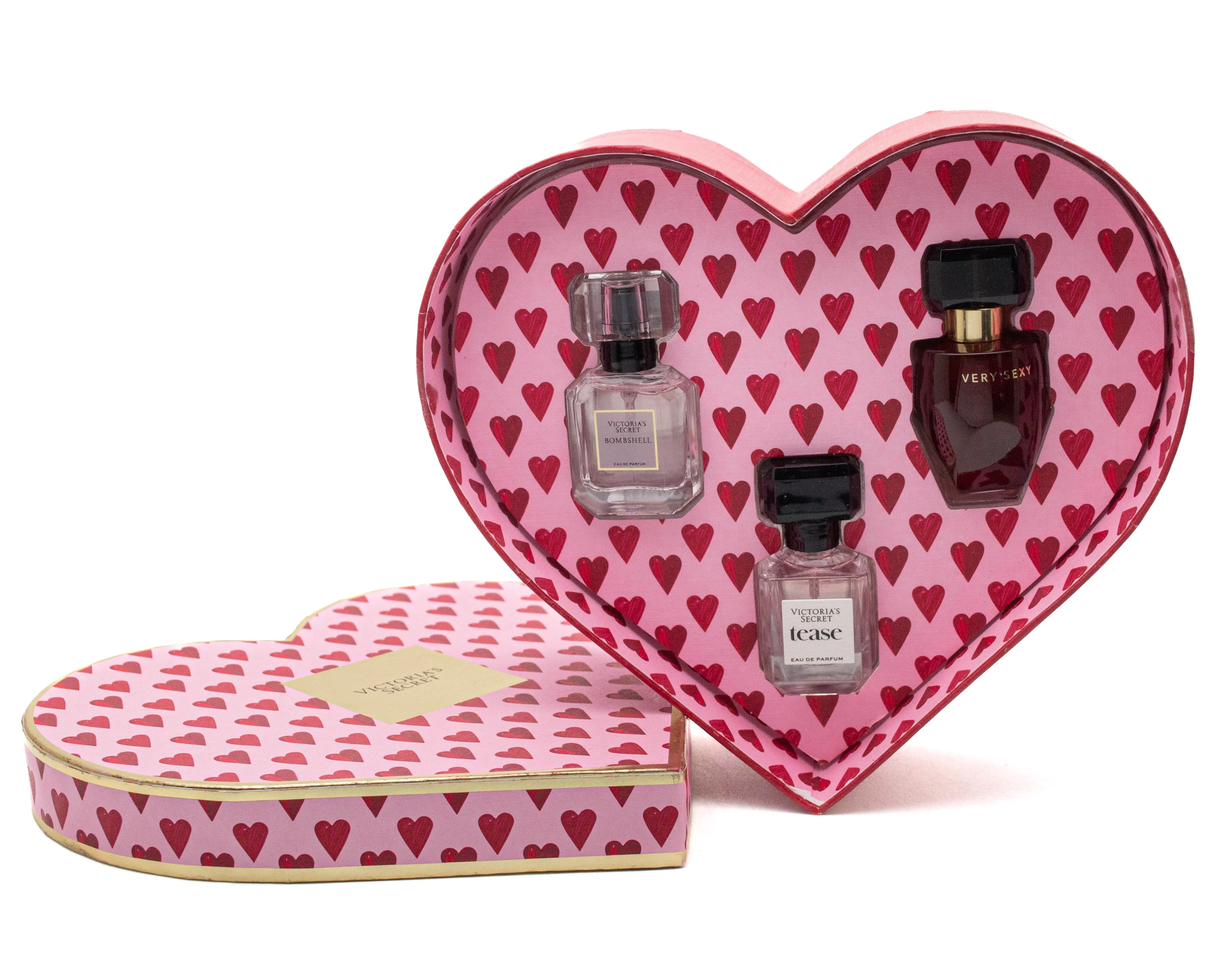 Victoria's Secret Eau De Parfum Gift Set: Bombshell, Very Sexy, Tease .25 fl oz each