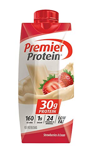 Premier Protein Premier Strawberries & Cream High Protein Shake (15 X 11 Fl Ounce )Total Net Wt (165 Fl Ounce ),, ()