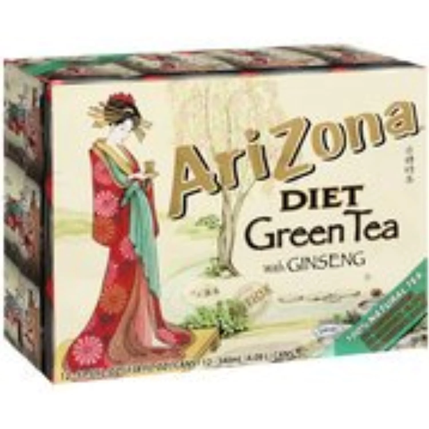 Arizona Diet Green Tea With Ginseng 24/ 11.5 Oz Cans