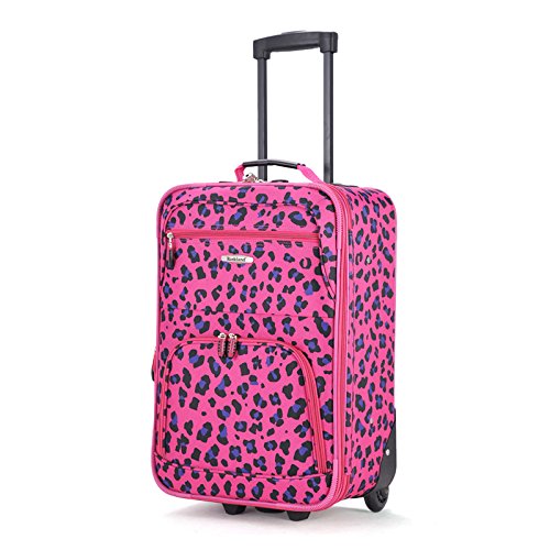 Rockland Fashion Softside Upright Luggage Set, Beach