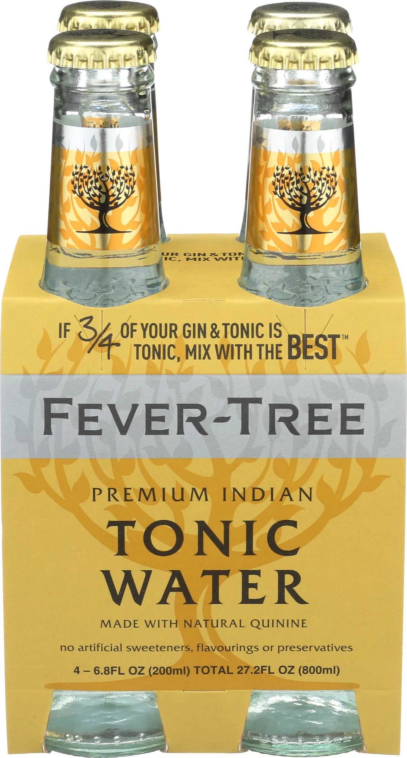 Fever-Tree Fever-Tree Indian Tonic 6X4200Ml 27.2 Fluid Ounce Pack Of 6